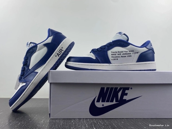 Bmlin X CUSTOM X JORDAN AIR SCOTT 1 TRAVIS DM7890-101 OFF-WHITE 0725